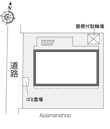 レオパレス大塚ハウス[1K/19.87m2]の配置図