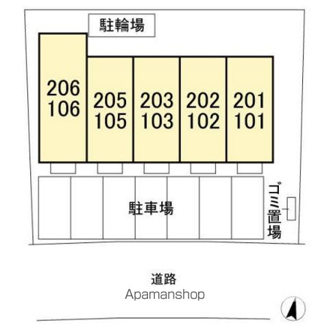 グレンディール 103 ｜ 千葉県松戸市常盤平３丁目2-13（賃貸アパート1K・1階・30.03㎡） その23