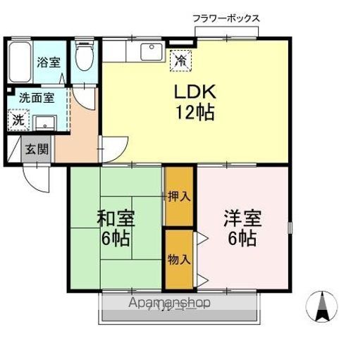 エーデルハイム A棟の間取り写真
