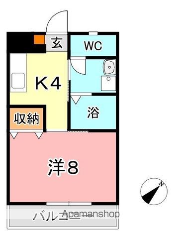 ビュー倉敷の間取り写真
