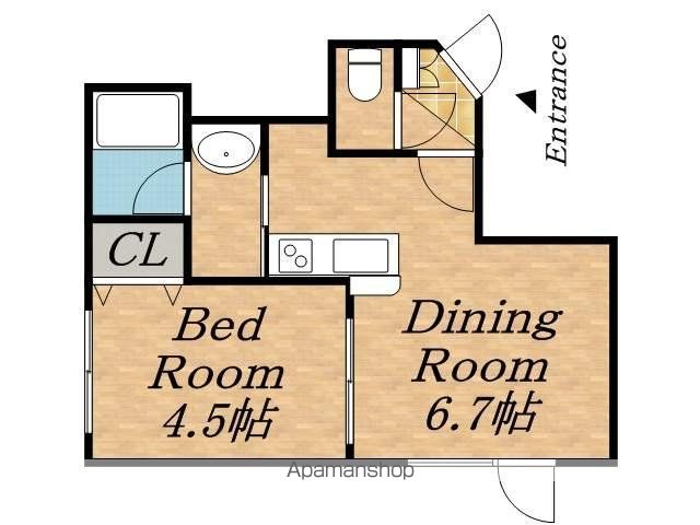フォレスト南10条壱番館の間取り写真