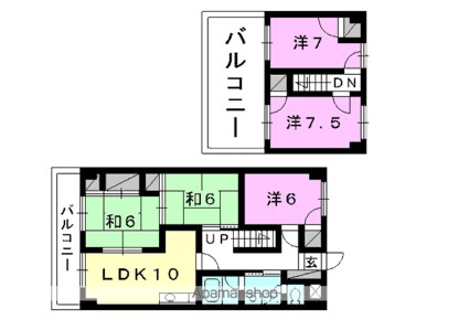 グランジュール[5LDK/97.02m2]の間取図