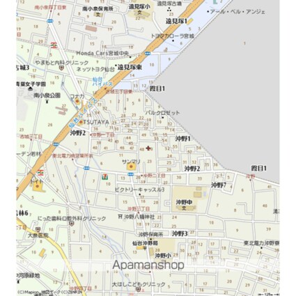 サンシティ沖野Ｂ[2LDK/52.17m2]の周辺