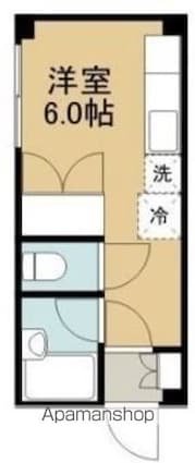 ハイツたかし[1R/19m2]の間取図