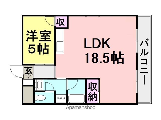 コーポ出口の間取り写真