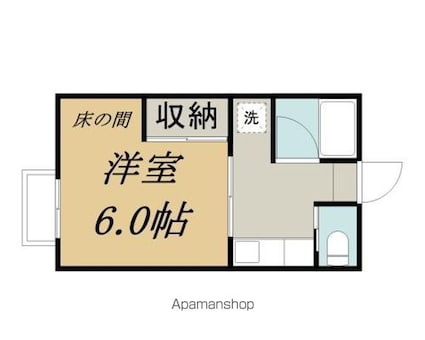 ととろはうす[1K/23.18m2]の間取図