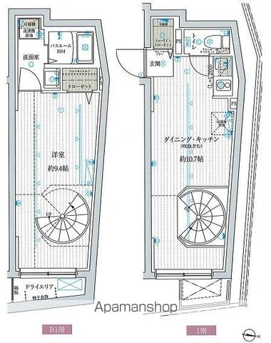 【ＩＮＮＯＴＡＴＥ渋谷の間取り】