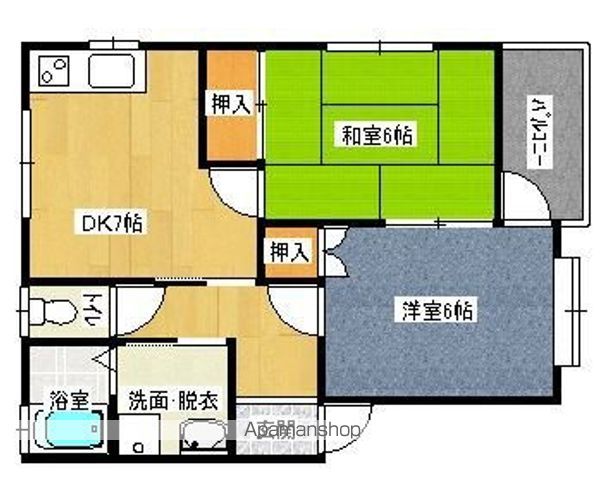 エトワール弓井Aの間取り写真