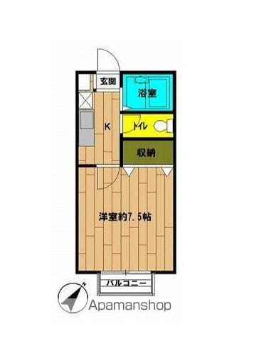 プレジールNの間取り写真