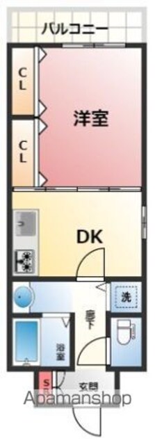 ＣＵＢＩＣＬＥ・Ｆ[1DK/35.15m2]の間取図