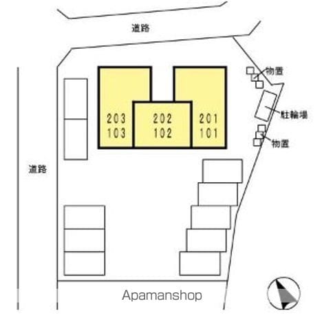 プランドール粟野 102 ｜ 岐阜県岐阜市粟野東５丁目336-1（賃貸アパート1LDK・1階・40.07㎡） その4