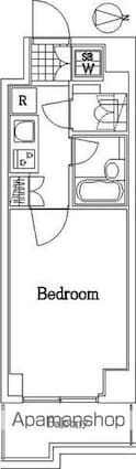 ルーブル都立家政弐番館[1K/20.25m2]の間取図