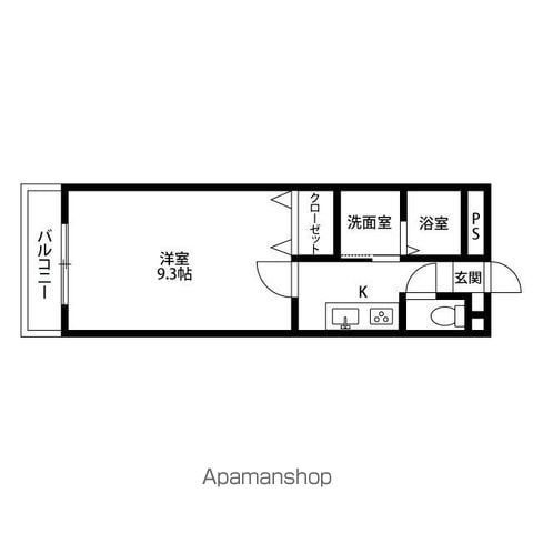 アンプルール リーブル KOIKEIIBの間取り写真