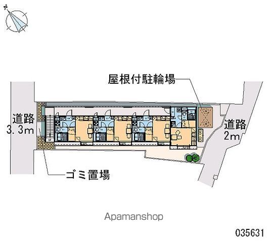 レオパレス幸[1K/19.87m2]の共用部1