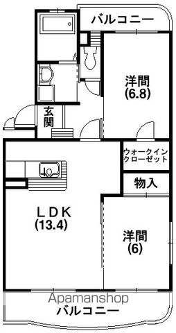 【シャルムコートの間取り】