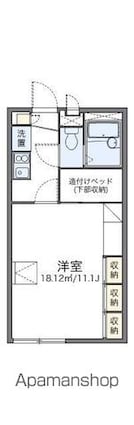 レオパレス２００１ＴＡＮＥＭＯＴＯ[1K/26.49m2]の間取図