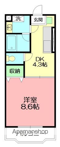 サンモールK2の間取り写真