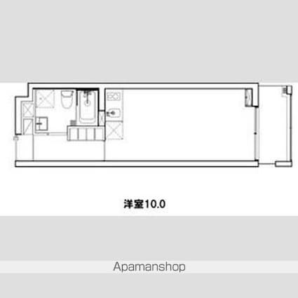 アプリーレ赤坂[1R/25.12m2]の間取図