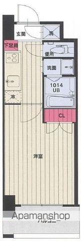 【福岡市東区箱崎ふ頭のマンションの間取り】