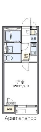 レオネクストヴェンセル[1K/23.65m2]の間取図