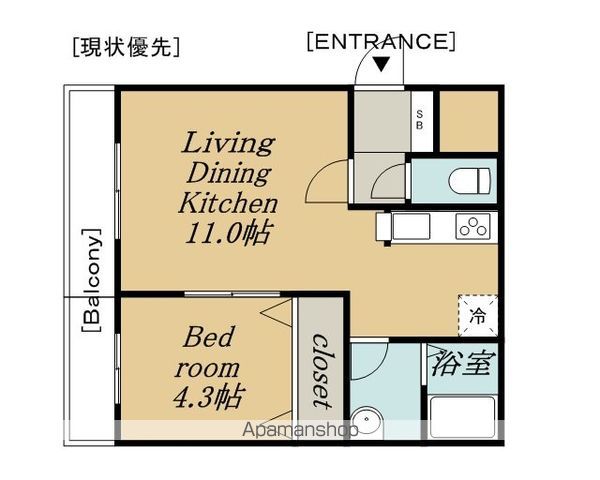 DOLCE DIVA 発寒南の間取り写真