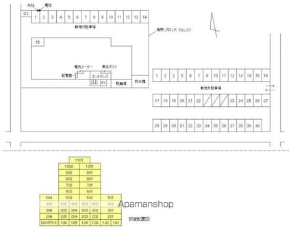ＴＡＤコンフォート瀬戸大橋[1K/29.88m2]の配置図