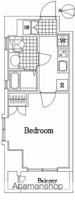 レジオス板橋本町アヴィニティー[1K/25.22m2]の間取図