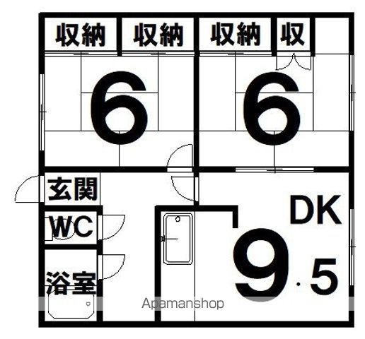 春栄マンションの間取り写真
