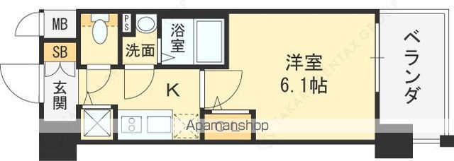 エスリード大阪平野プライムの間取り写真