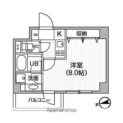 レクシード神楽坂の間取り