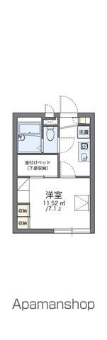 レオパレスモンピーヌの間取り写真