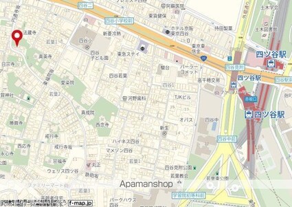 東京都新宿区若葉２丁目[1K/28.65m2]の周辺