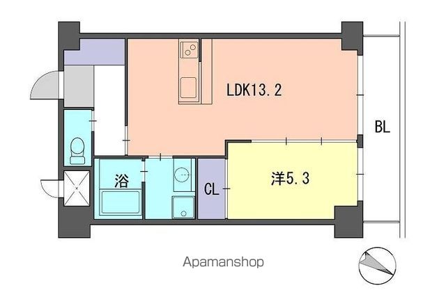 レジデンス住吉の間取り写真