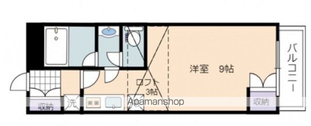 エクセリア舟入本町[1R/26.67m2]の間取図