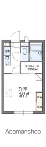 レオパレスリバーサイドみずきの間取り写真