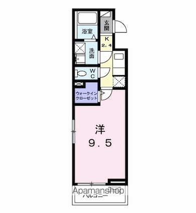 ウッド　プレイス[1K/30.42m2]の間取図