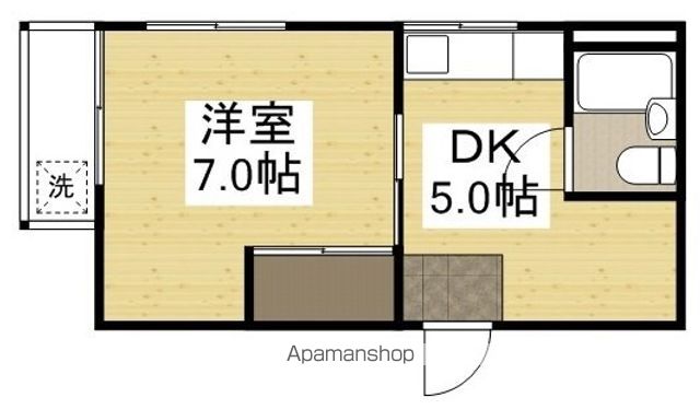 メゾン富士岡山の間取り写真