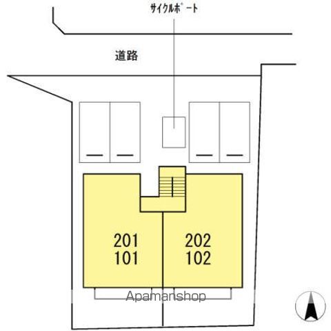 セジュール中央 201 ｜ 福岡県古賀市中央２丁目1-28（賃貸アパート2LDK・2階・53.73㎡） その14