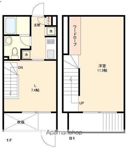 GRAN PASEO新宿の間取り写真