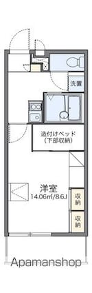 レオパレス秀[1K/23.18m2]の間取図