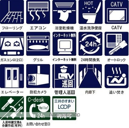 ＳＱＵＡＲＥ市谷河田町ｈｉｌｌｓｉｄｅ[1LDK/31.32m2]の共用部