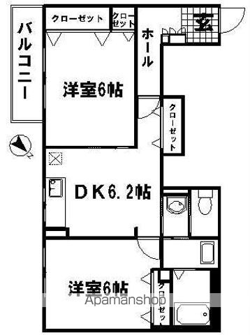 ソレイユ2番館の間取り写真