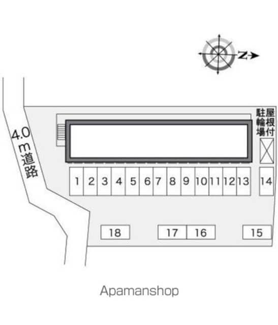 レオパレス祇園[1K/20.28m2]の駐車場