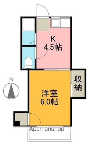 コーポサチの間取り写真