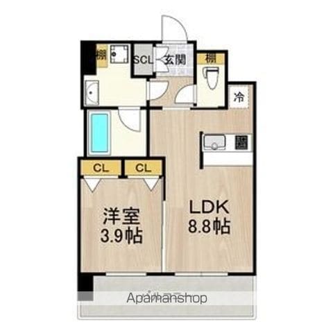プレジオ弁天町ASIANの間取り写真