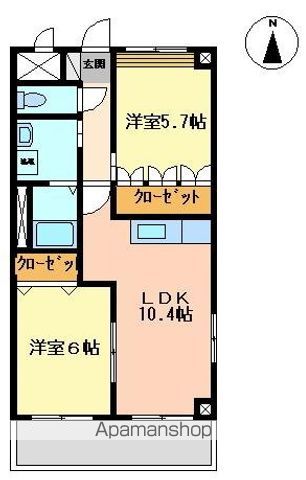 グランパレス・Kの間取り写真