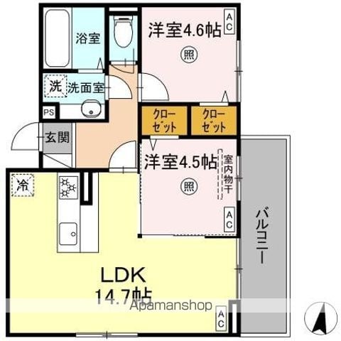 DーROOM 369の間取り写真
