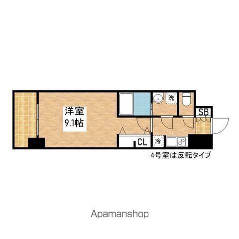 SーRESIDENCE鶴舞IIの間取り写真