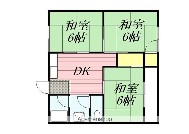 コーポウチタ１号棟 5 ｜ 和歌山県和歌山市内原906-1（賃貸マンション3DK・1階・48.60㎡） その2