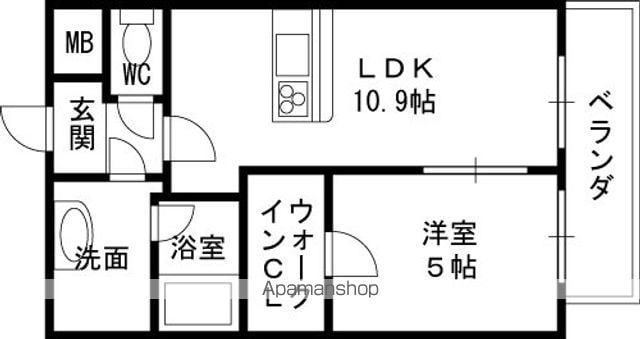 デル スール ラ ローザの間取り写真